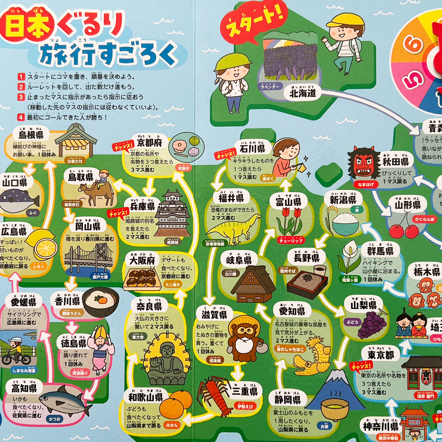 あそんで まなべる！どこでもすごろく